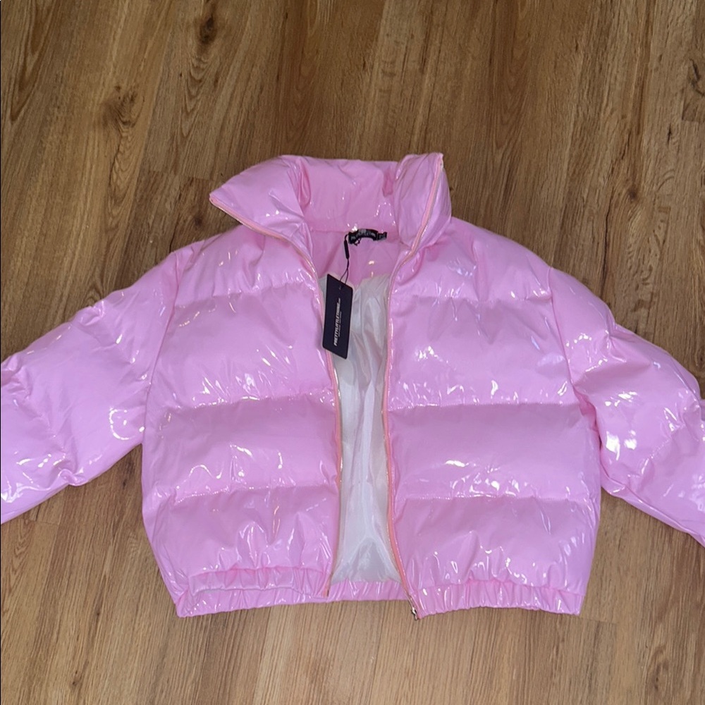 Pretty Little Things Pink Puffer Jacket NWT